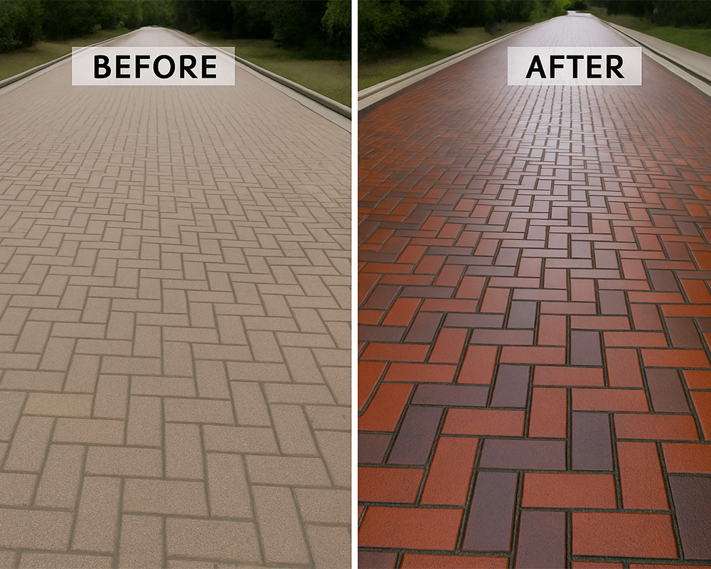 pressure washing & seal