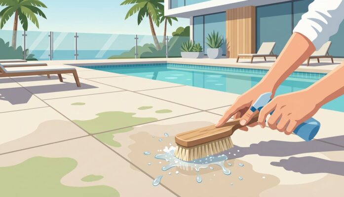 How I Remove Algae Pool Deck Pavers Safely