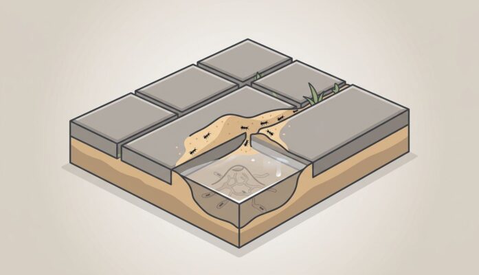 Why Ant Hills Form Between Pavers and Keep Coming Back