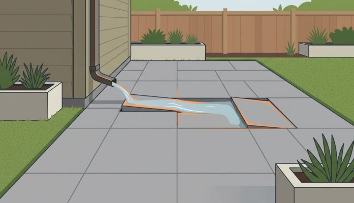 Why Pavers Sink Around Roof Downspouts