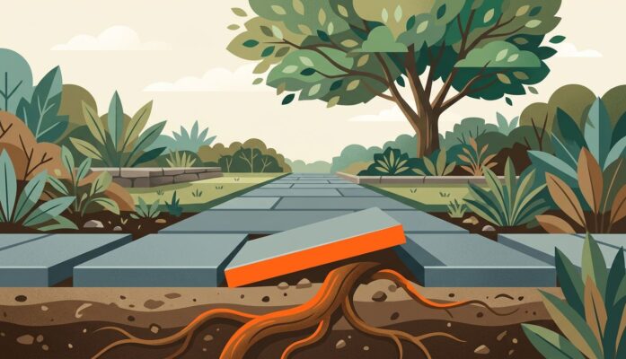 Why Tree Roots Lift Walkway Pavers