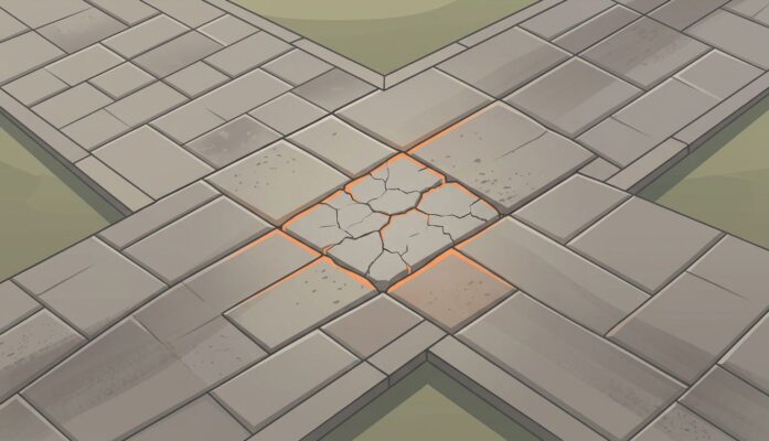 Paver Cracking Causes in High-Traffic Areas
