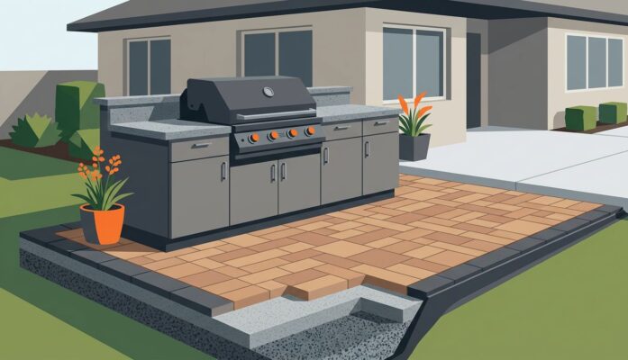 Paver Pad Outdoor Kitchen: Build It Right