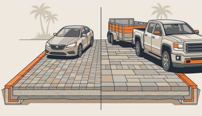 Paver Thickness Florida Driveways: 60mm or 80mm?