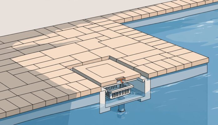 Pool Skimmer Lid Pavers: A Safe, Flush Installation