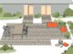 A paver patio with a dining table, lounge seating, and open paths to the house.